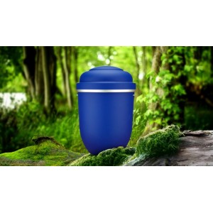 Biodegradable Cremation Ashes Funeral Urn / Casket - CELESTIAL BLUE